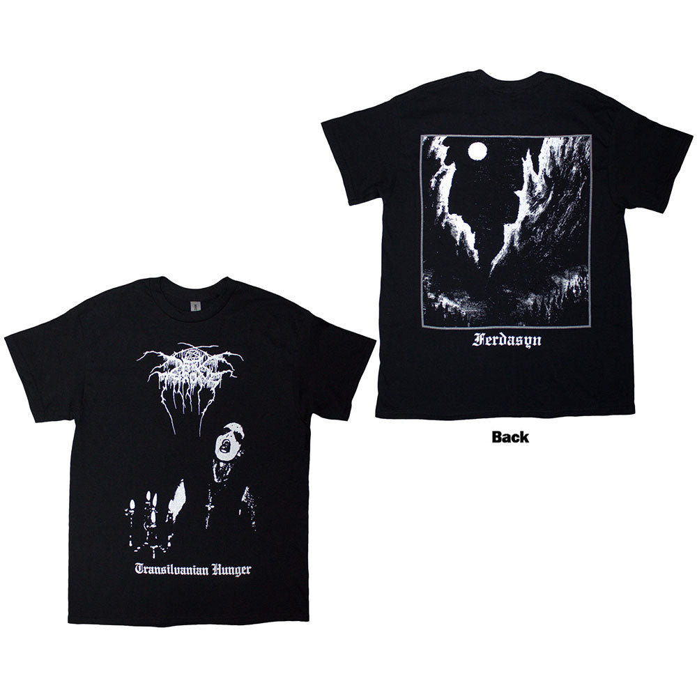 Darkthrone Unisex T-Shirt Transilvanian Hunger (Back Print) Black (S)
