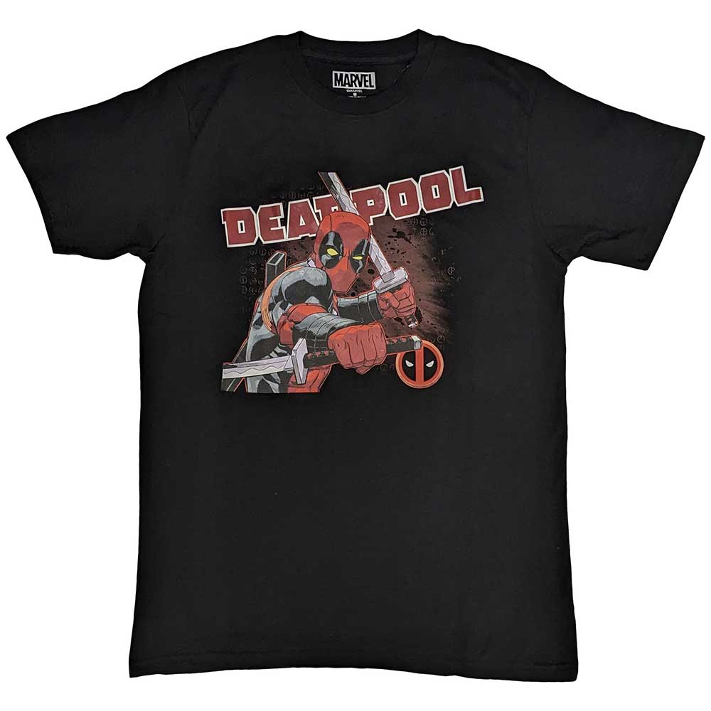 Marvel Comics Unisex T-Shirt Deadpool Cover Black (S)