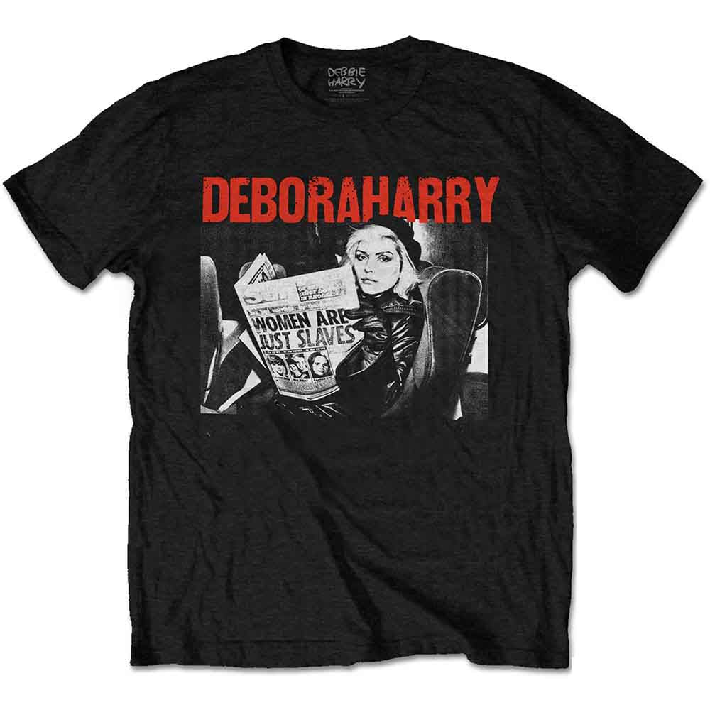 Debbie Harry Unisex T-Shirt Women Are Just Slaves Black (M)