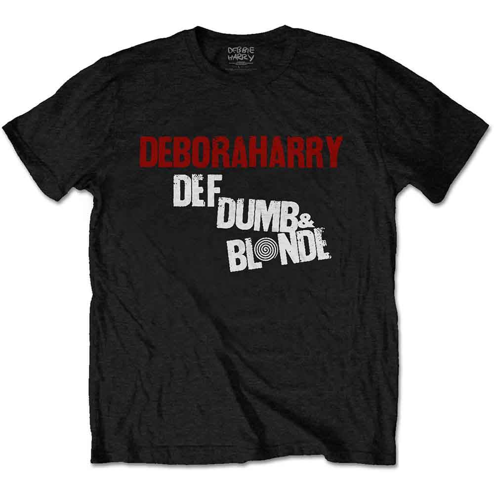 Debbie Harry Unisex T-Shirt Def Dumb & Blonde Black (XXL)