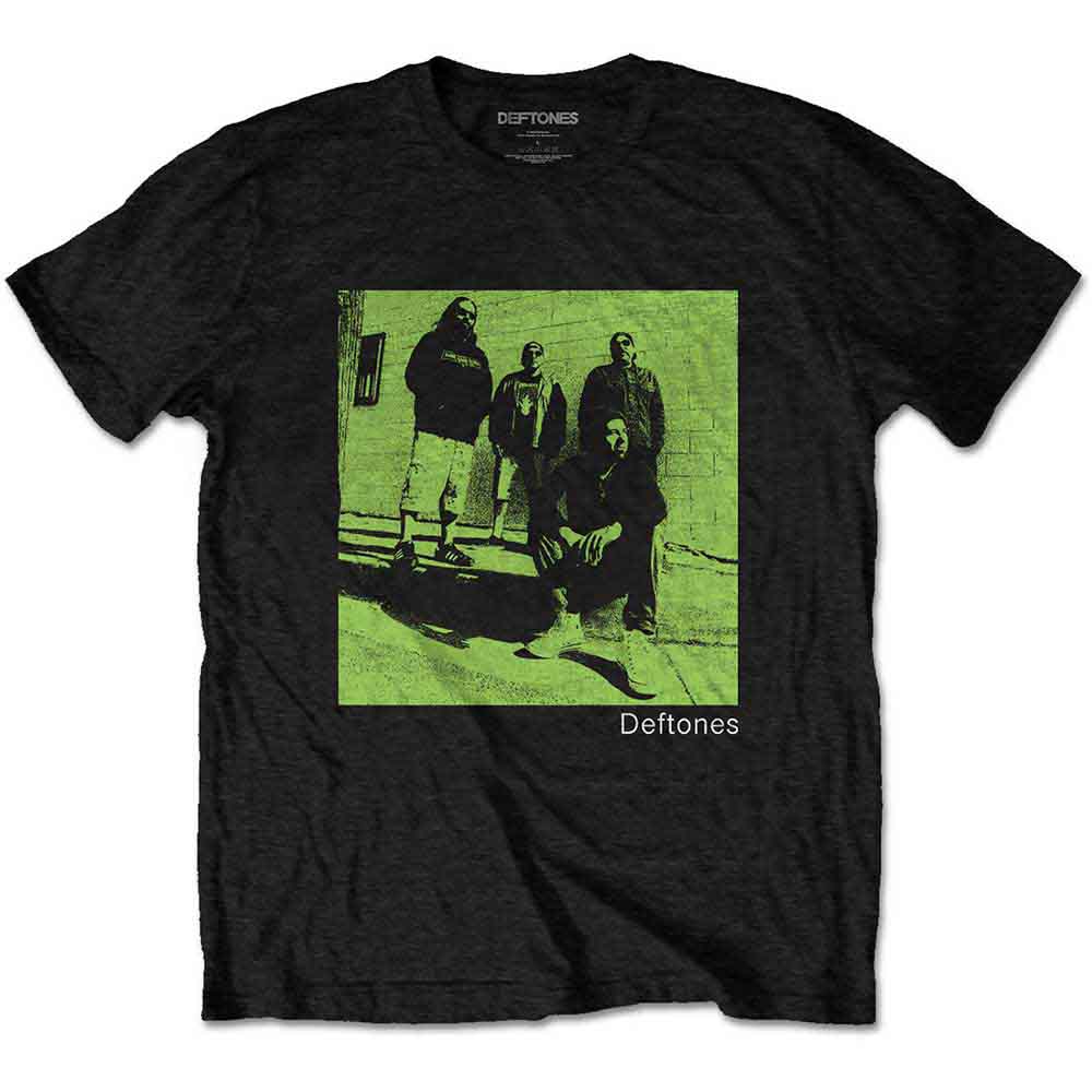 Deftones Unisex T-Shirt Green Photo Black (XL)