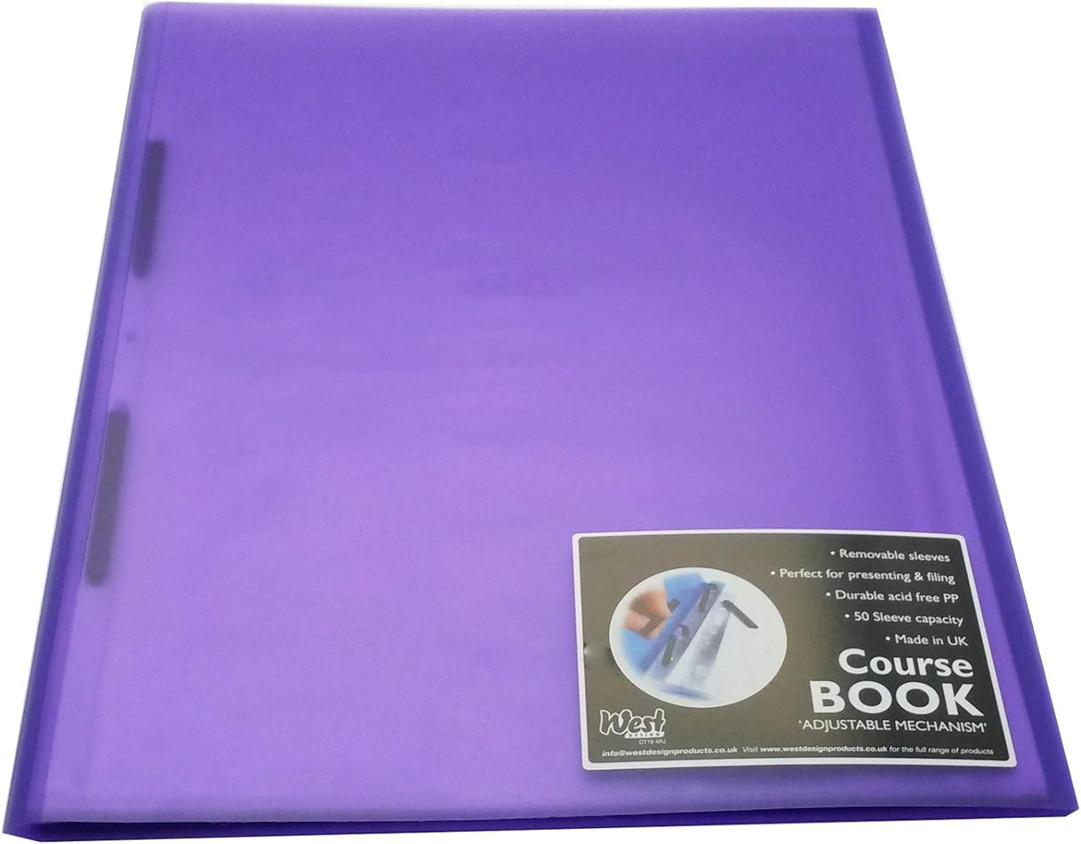 Westfolio A3 Course Book Purple