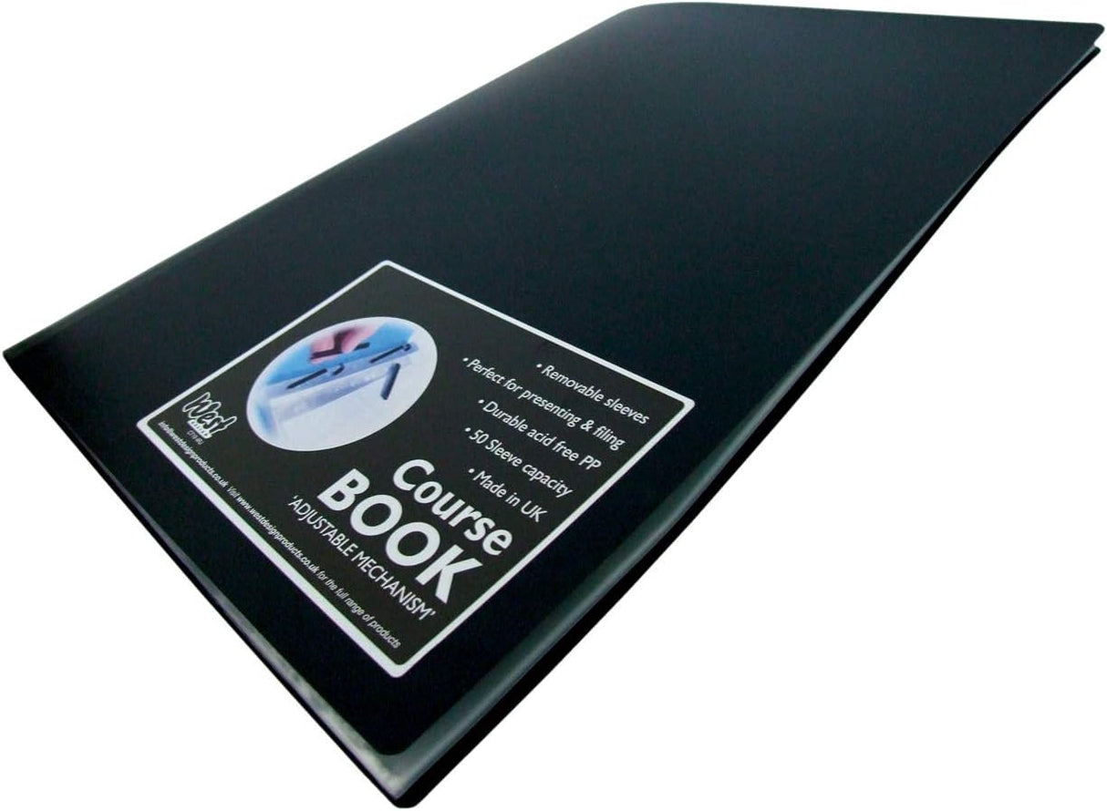 Westfolio A4 Course Book Black