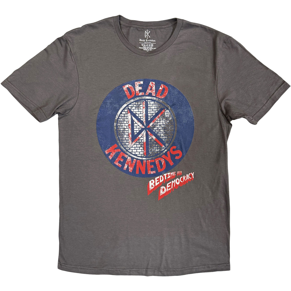 Dead Kennedys Unisex T-Shirt Bedtime For Democracy Grey (XXL)