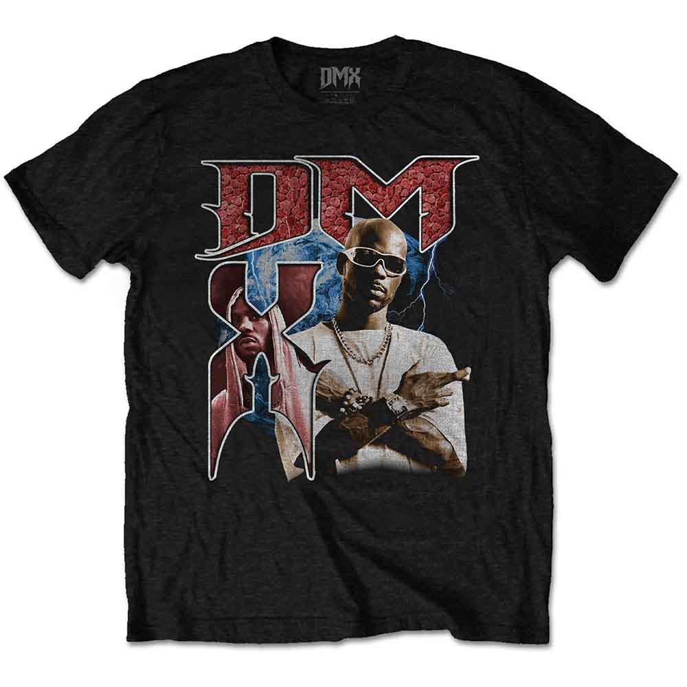 DMX Unisex T-Shirt Bootleg Red Black (XL)