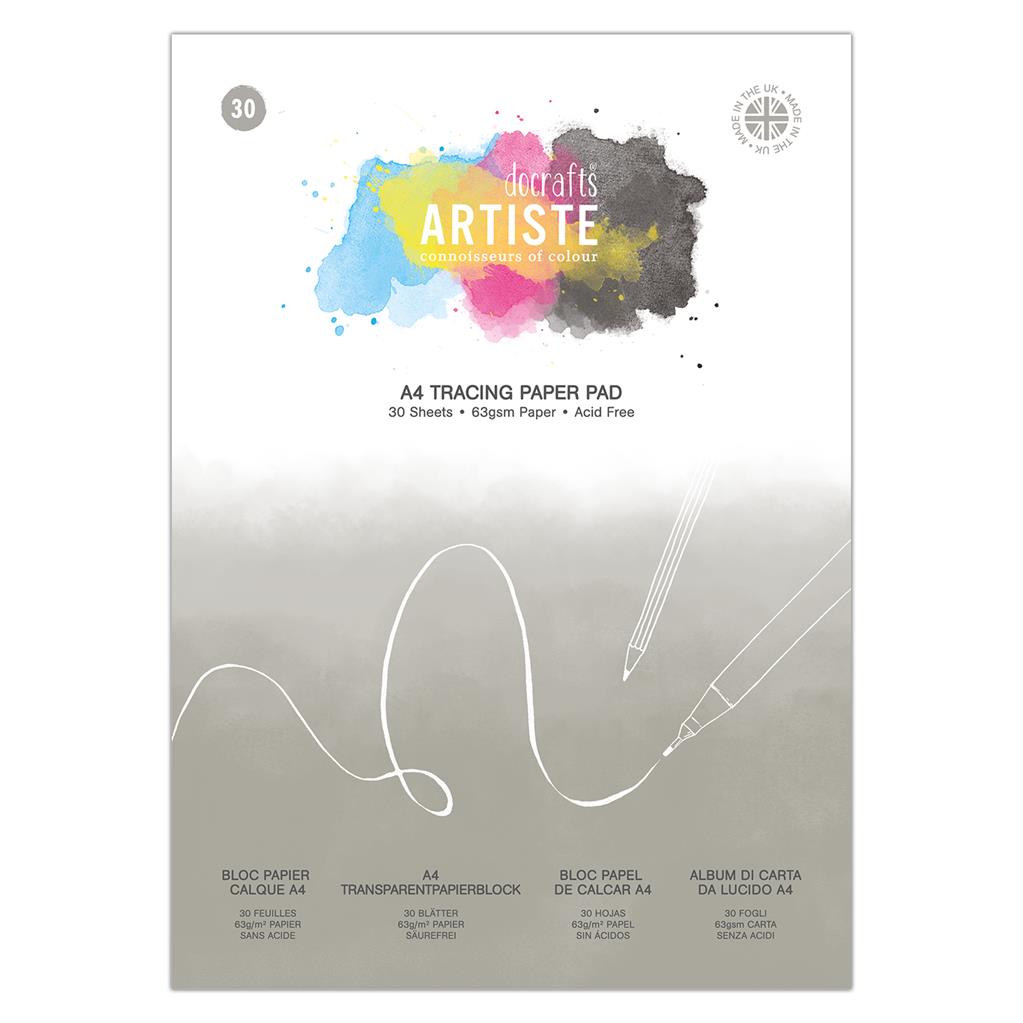 Artiste A4 Tracing Paper Pad 63gsm 30shts