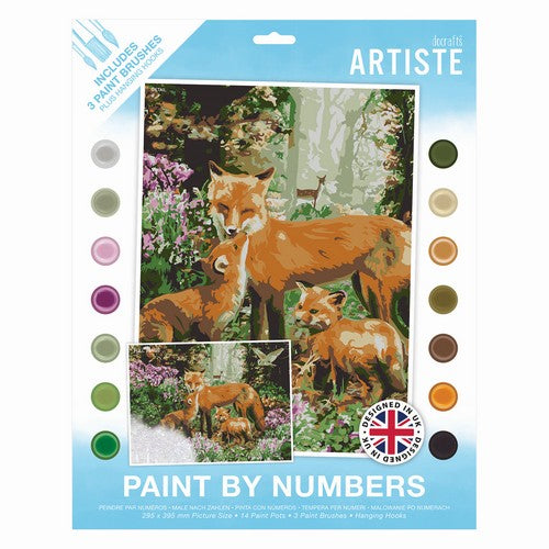 Artiste Paint By Numbers - Secret Woodland