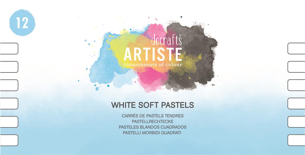 Artiste Soft Pastels - White (12pk)