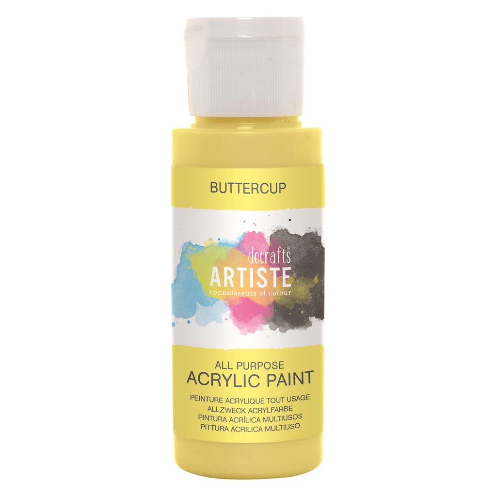 Artiste All Purpose Acrylic Paint - Buttercup (2oz)