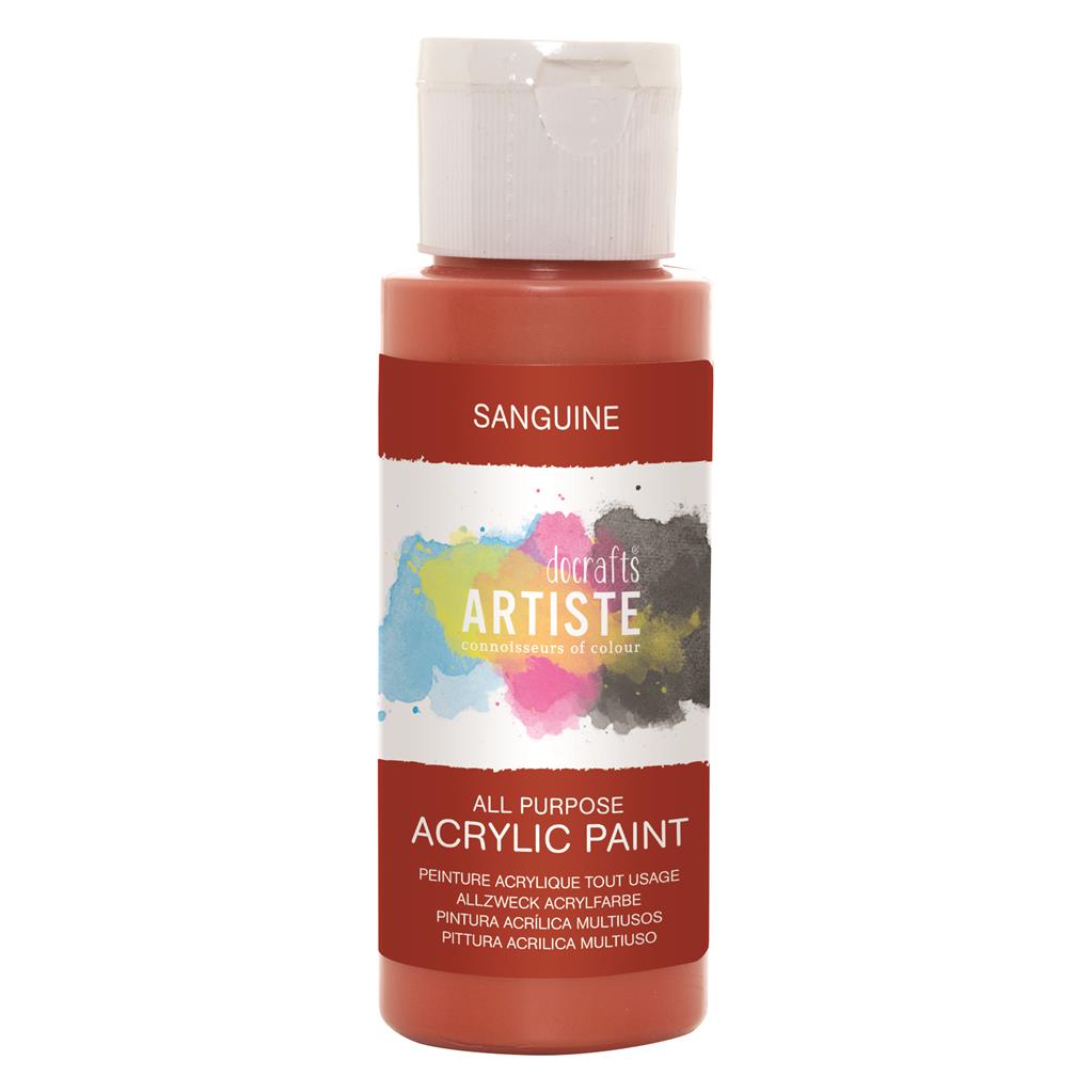 Artiste All Purpose Acrylic Paint - Sanguine (2oz)