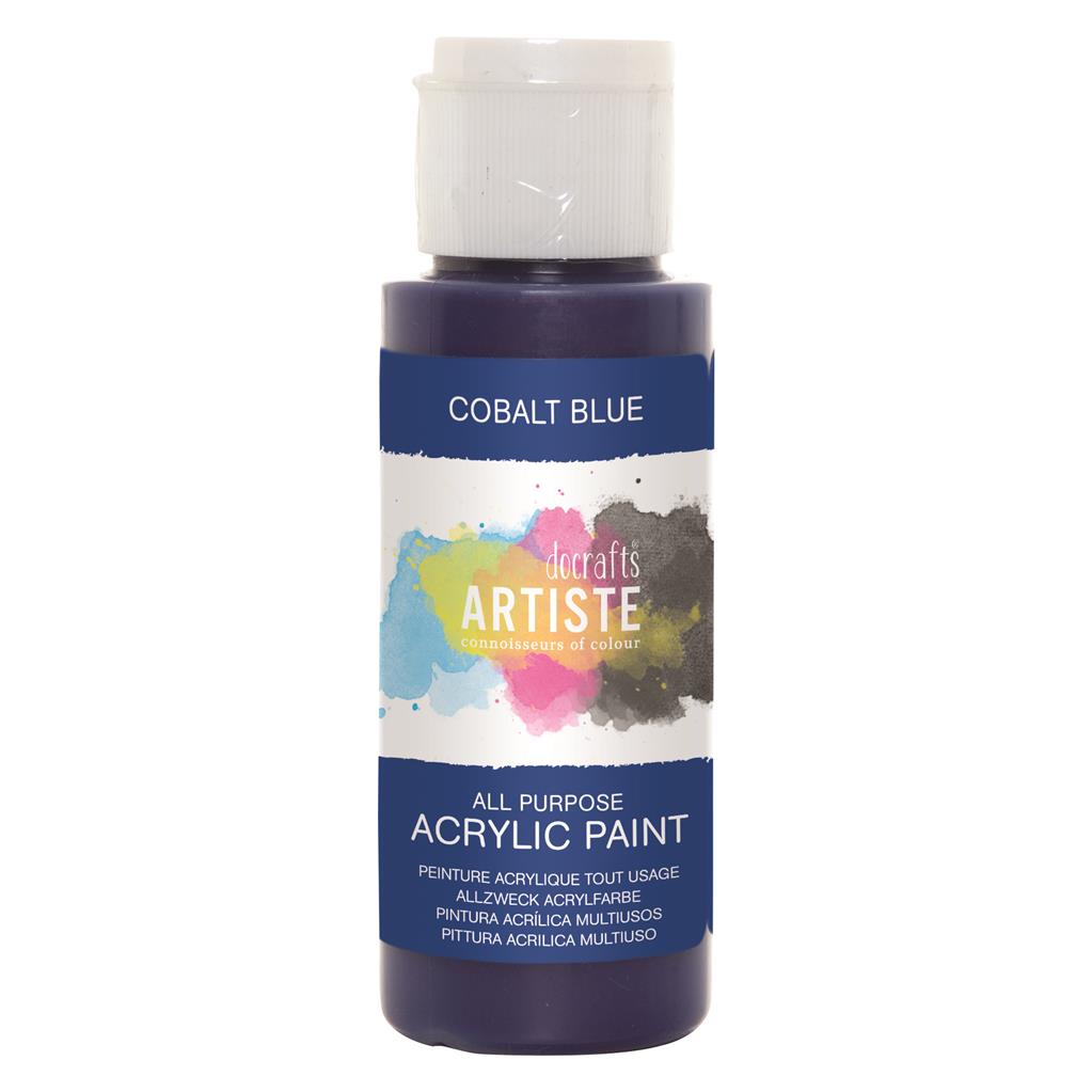 Artiste All Purpose Acrylic Paint - Cobalt Blue (2oz)
