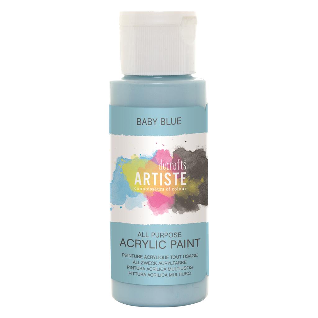 Artiste All Purpose Acrylic Paint - Baby Blue (2oz)