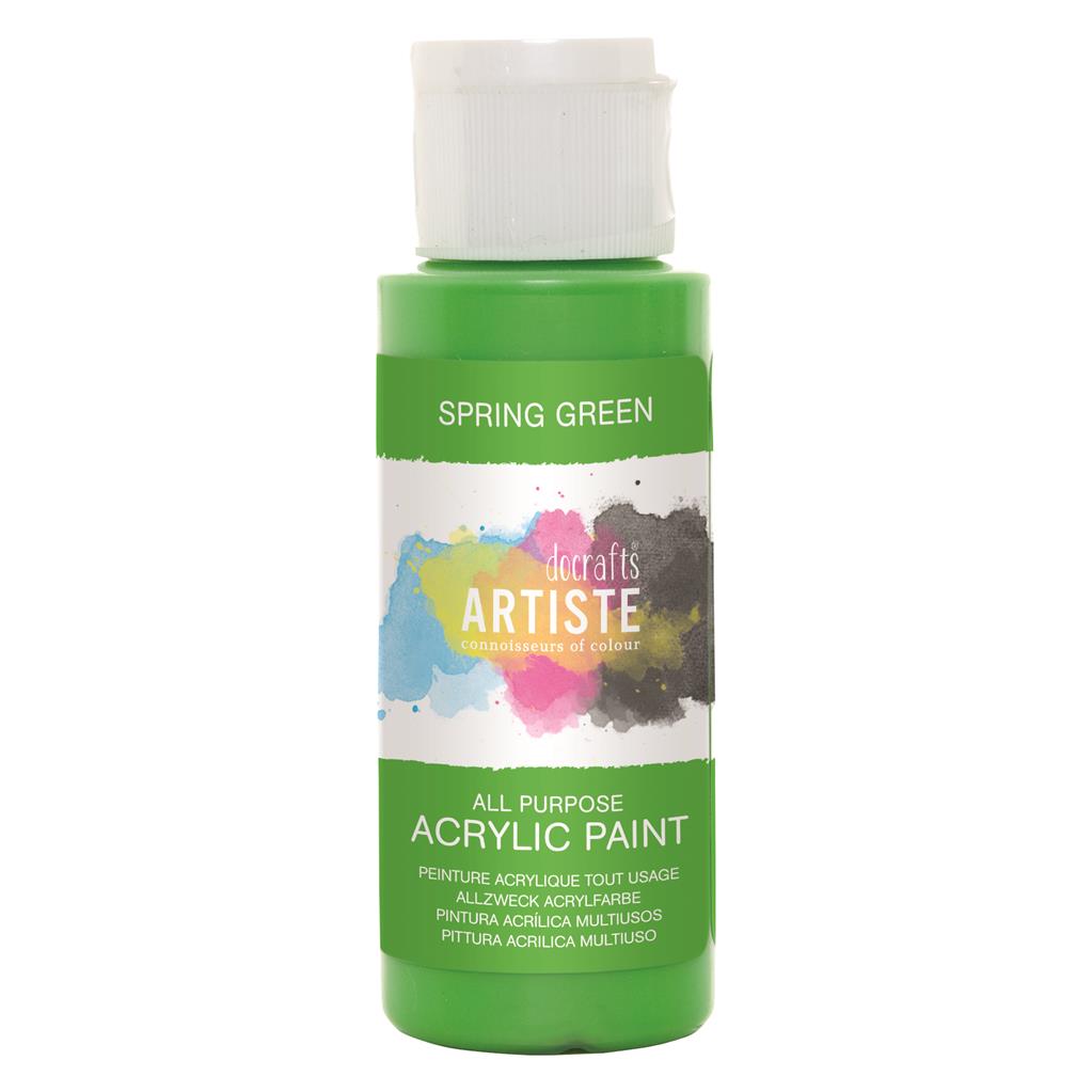 Artiste All Purpose Acrylic Paint - Spring Green (2oz)