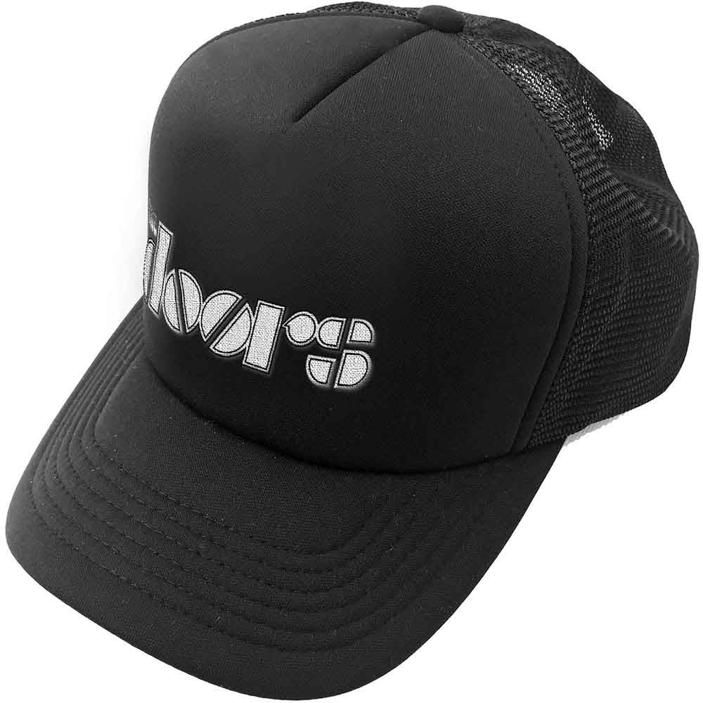 The Doors Unisex Baseball Cap Logo (Mesh Back) Black