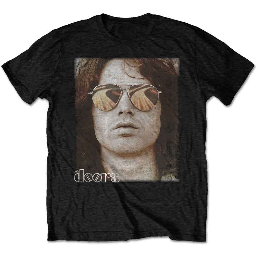 The Doors Unisex T-Shirt Jim Face Black (L)