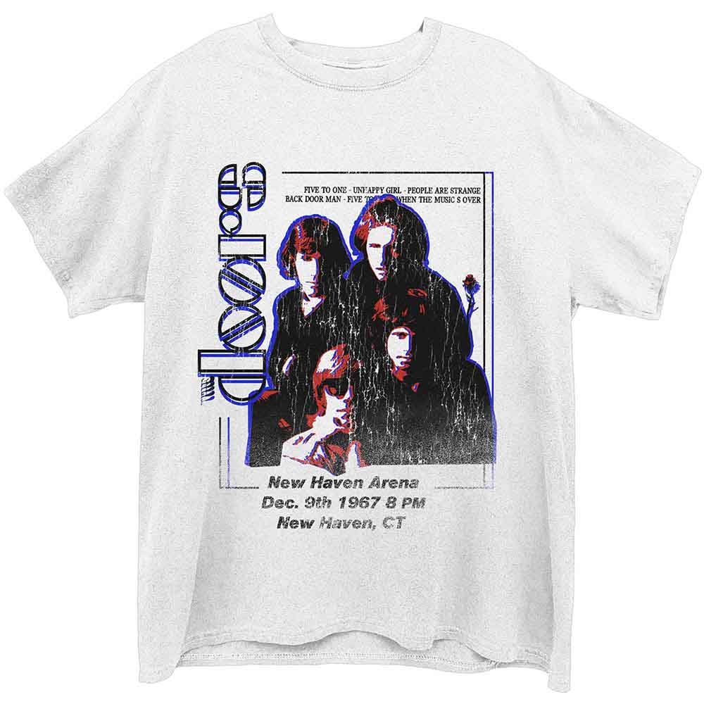 The Doors Unisex T-Shirt New Haven White (M)