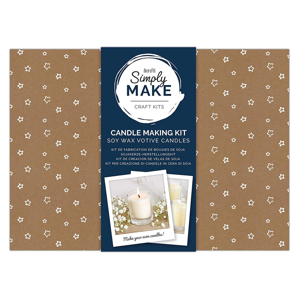 Simply Make Soy Wax Votive Candle Making Kit 6pk