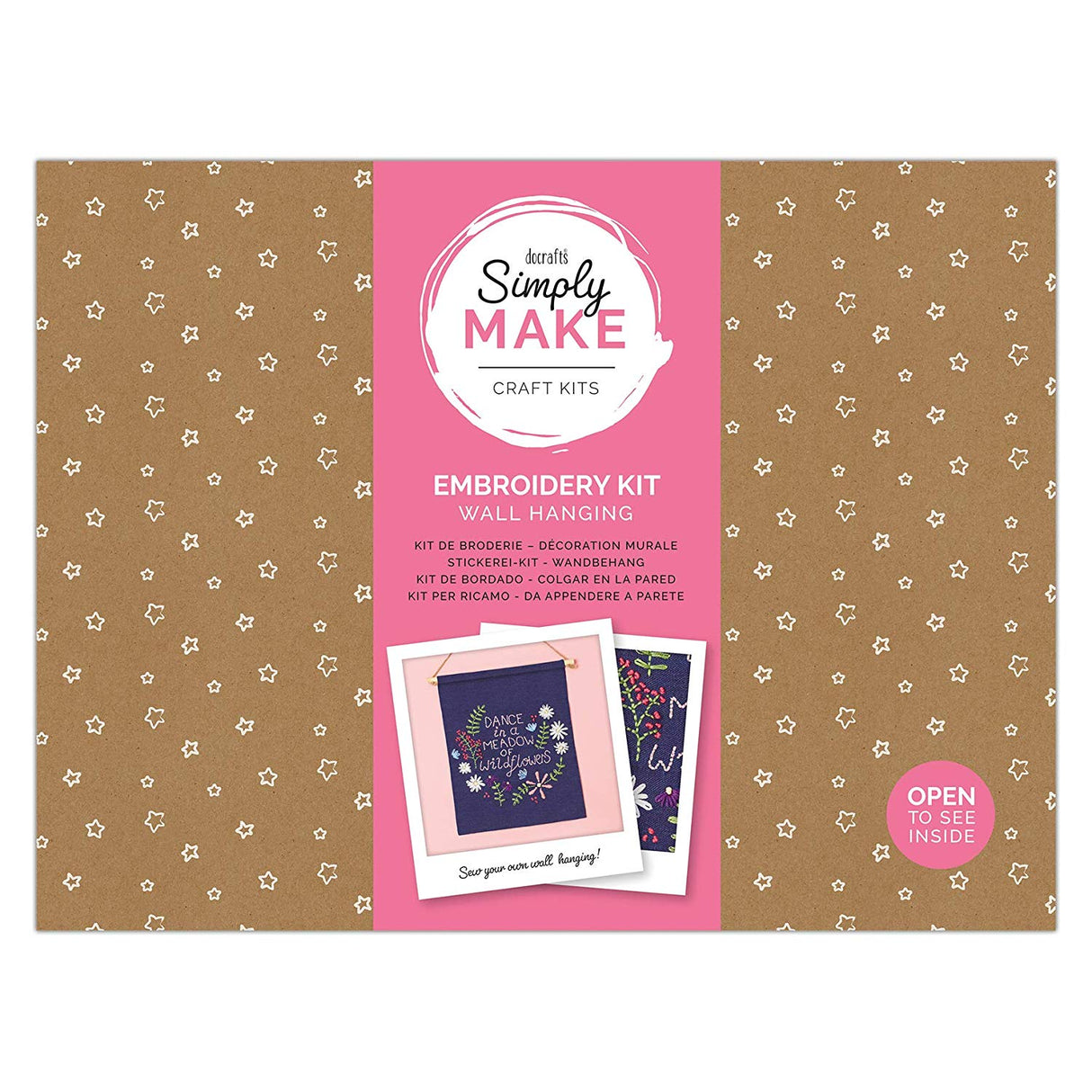 Simply Make Embroidery Kit - Wall Hanging