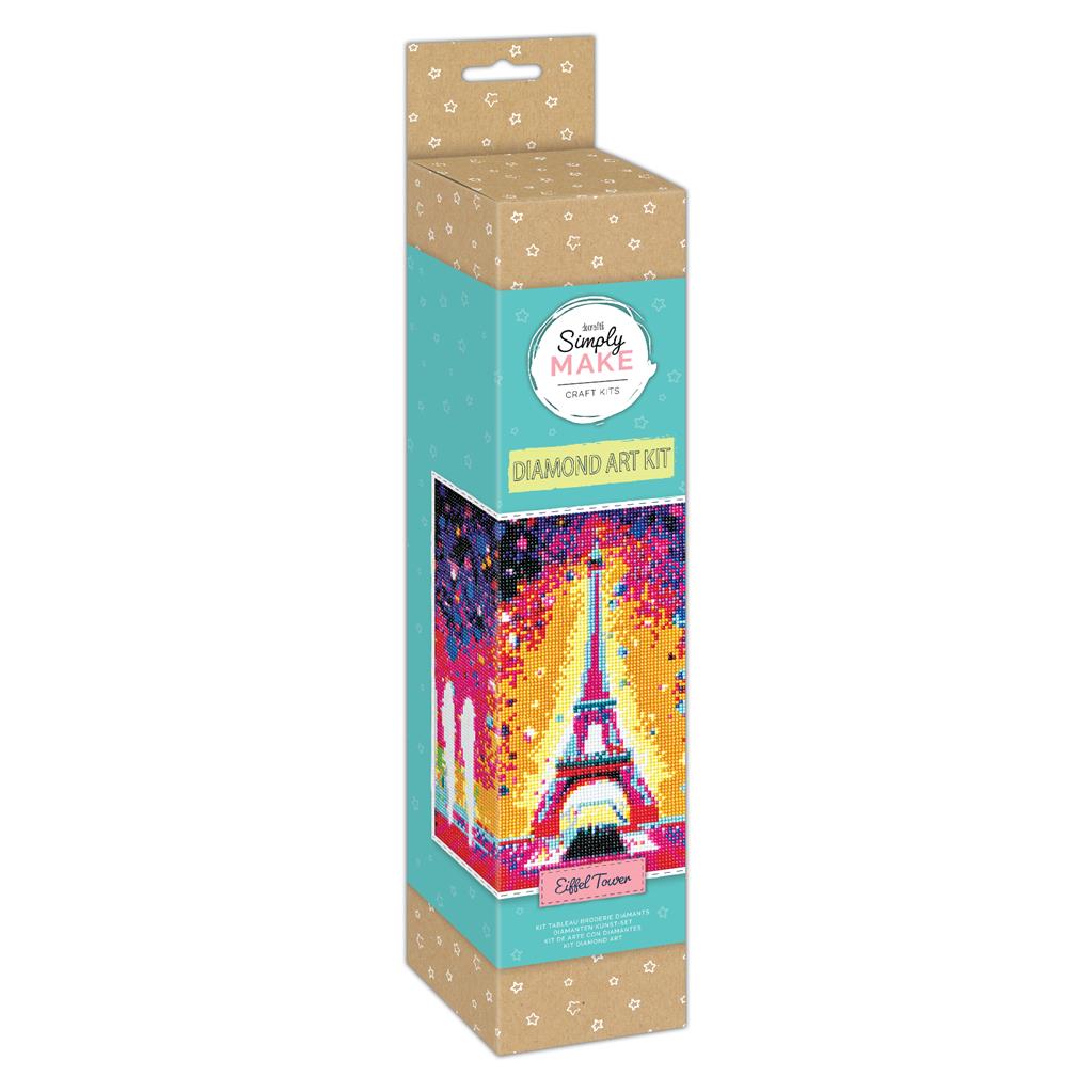 Simply Make Diamond Art Kit - Eiffel Tower