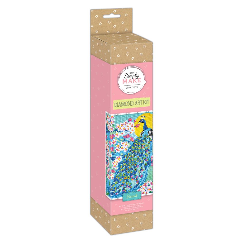 Simply Make Diamond Art Kit - Peacock