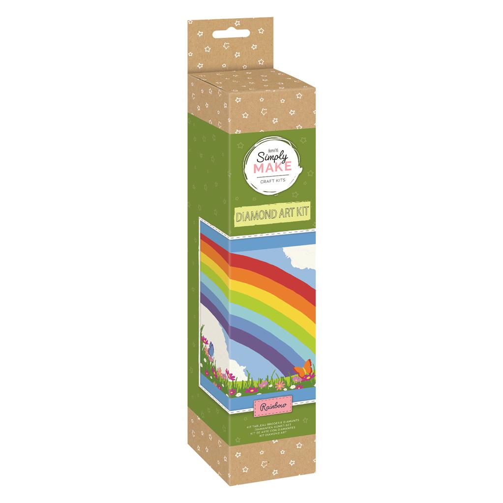 Simply Make Diamond Art Kit - Rainbow
