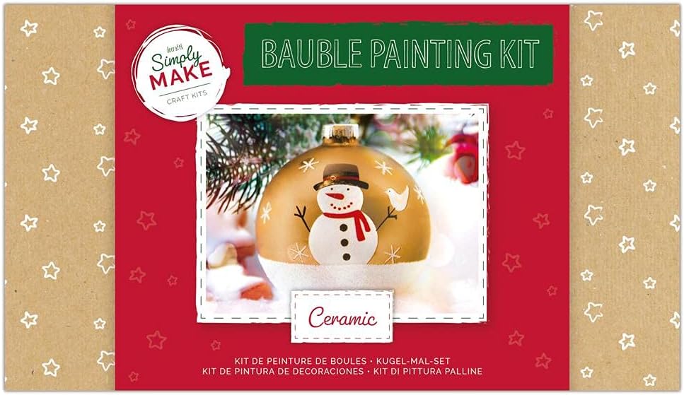 Simply Make Ceramic Bauble Painting Kit