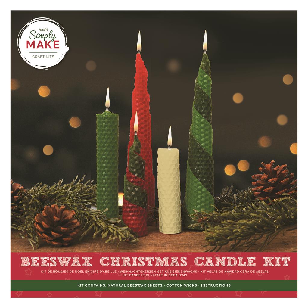 Simply Make Beeswax Christmas Candle Kit