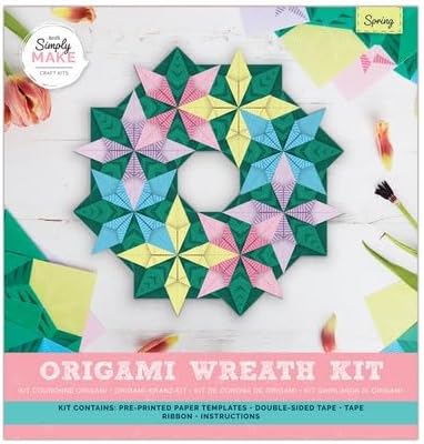 Simply Make Origami Wreath Kit - Spring