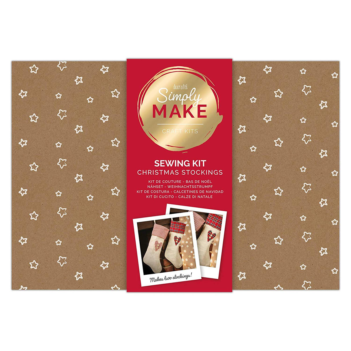 Simply Make Sewing Kit - Christmas Stocking (2pk)