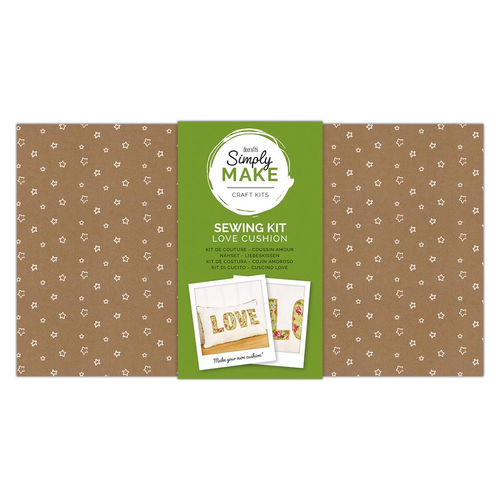 Simply Make Sewing Kit - Love Cushion