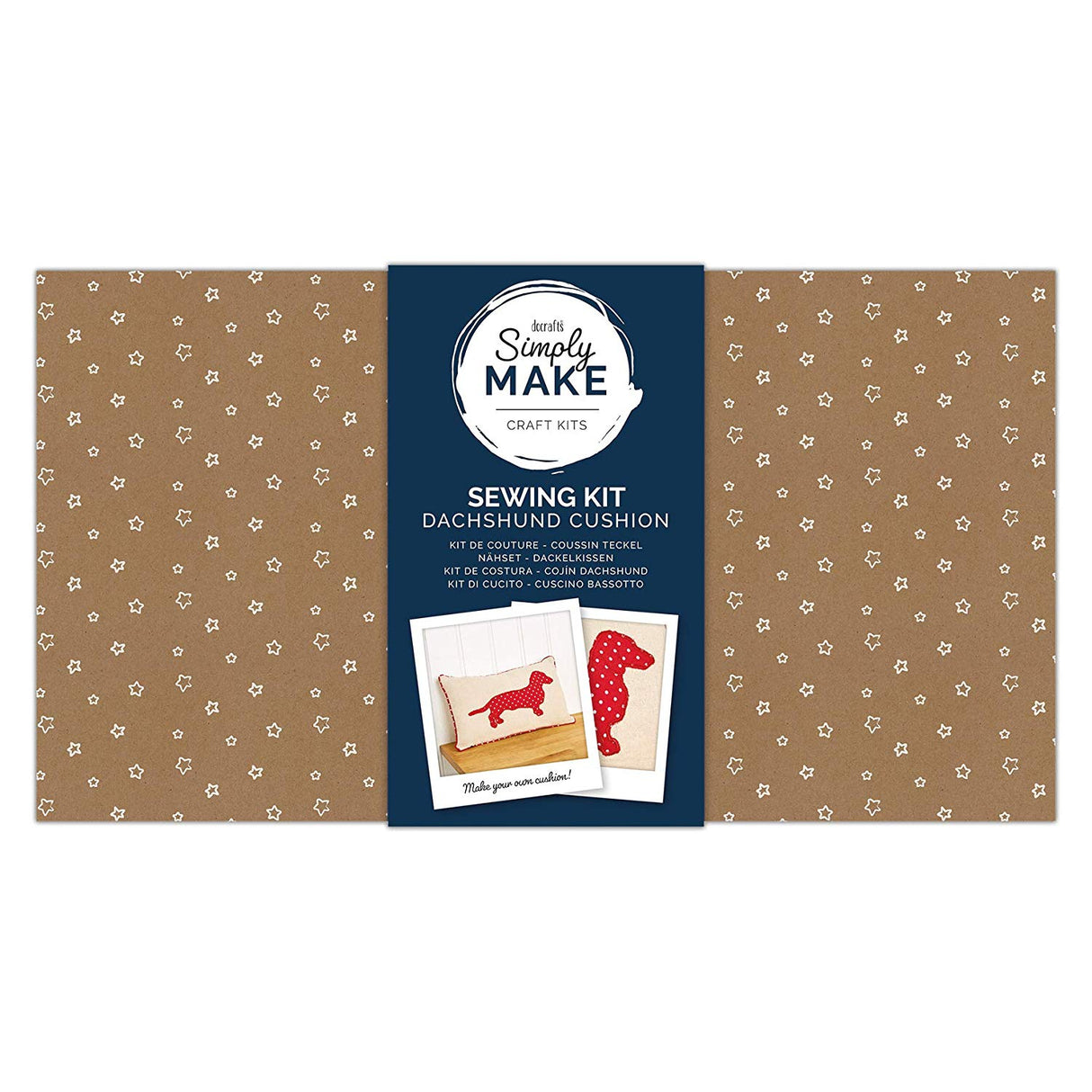 Simply Make Sewing Kit - Dachshund Cushion