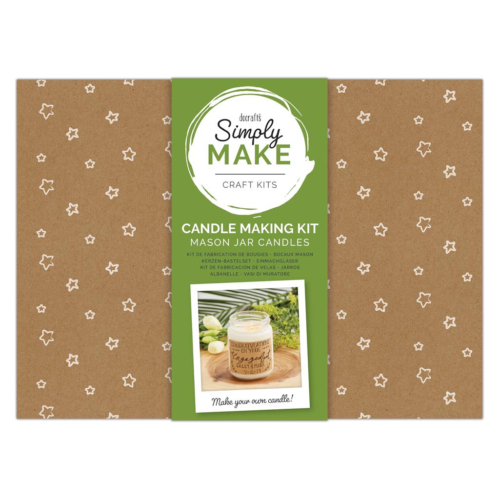 Simply Make Soy Candle Making Kit - Mason Jars (4pk)