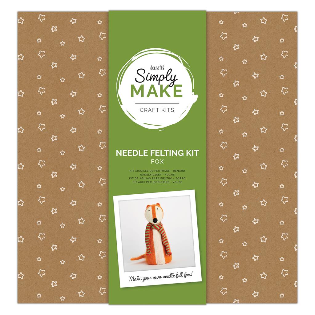 Simply Make Needle Felting Kit - Fox
