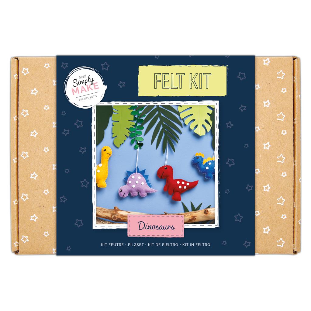 Simply Make Felt Kit - Dinosaurs
