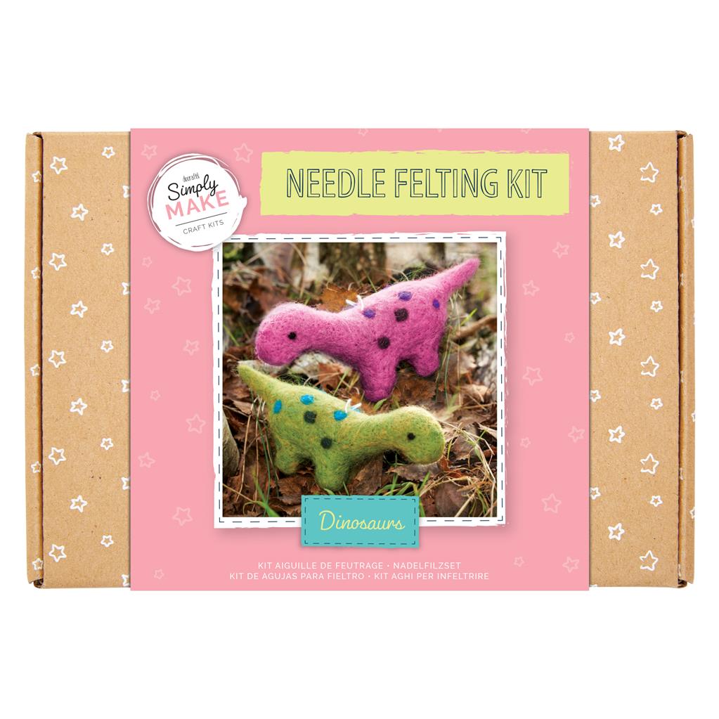 Simply Make Needle Felting Kit - Dinosaurs