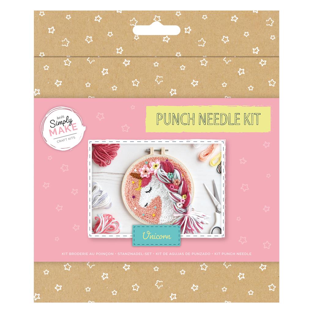 Simply Make Punch Needle Kit - Unicorn