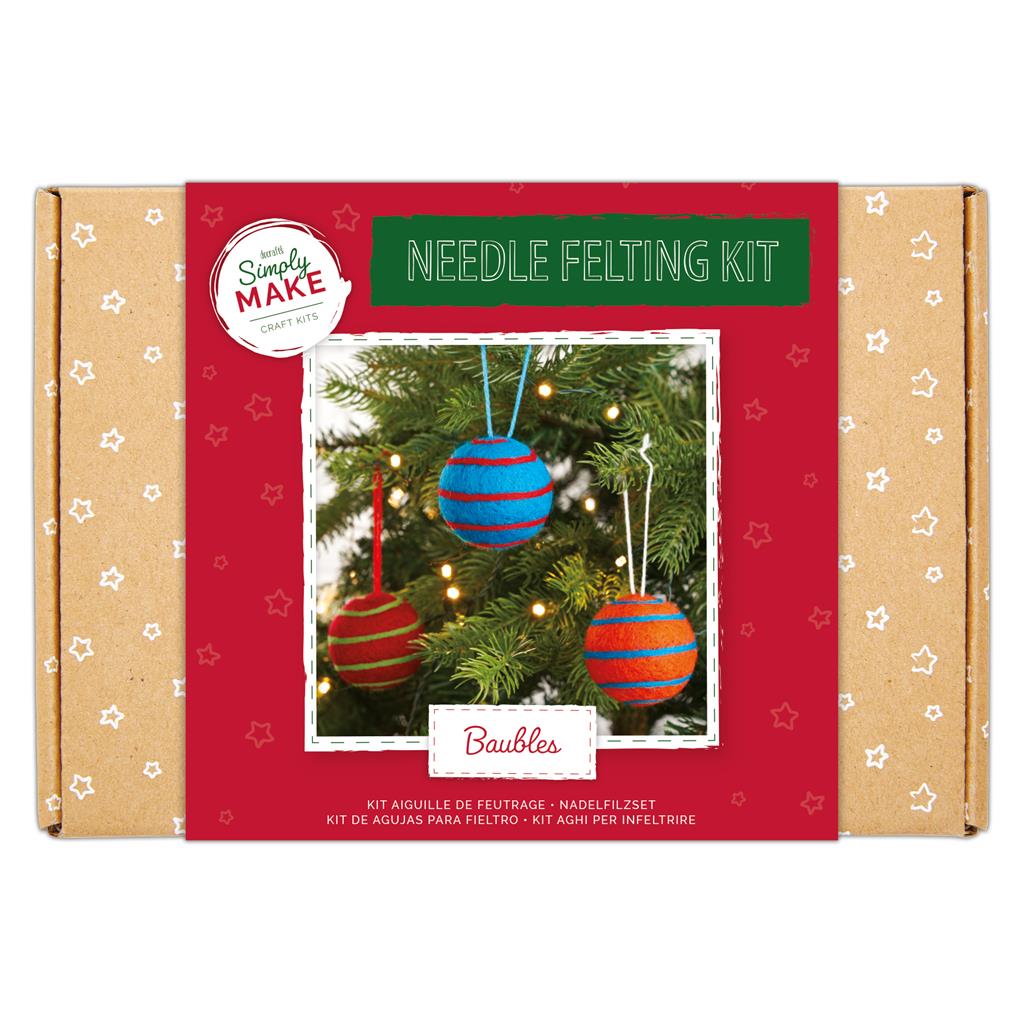 Simply Make Needle Felting Kit - Baubles
