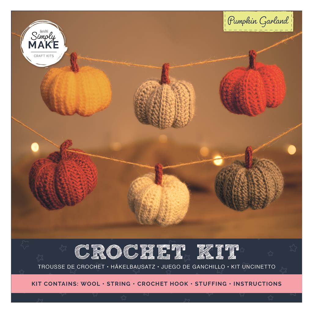 Simply Make Crochet Kit - Pumpkin Garland
