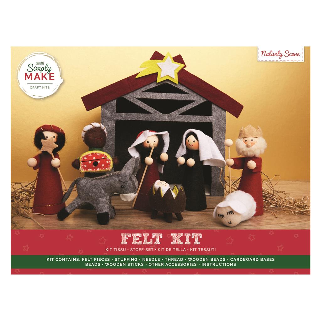 Simply Make Felt Kit - Nativity Scene