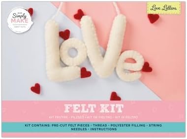 Simply Make Felt Kit - Love Letters