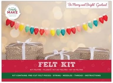 Simply Make Felt Kit - Be Merry & Bright Garland