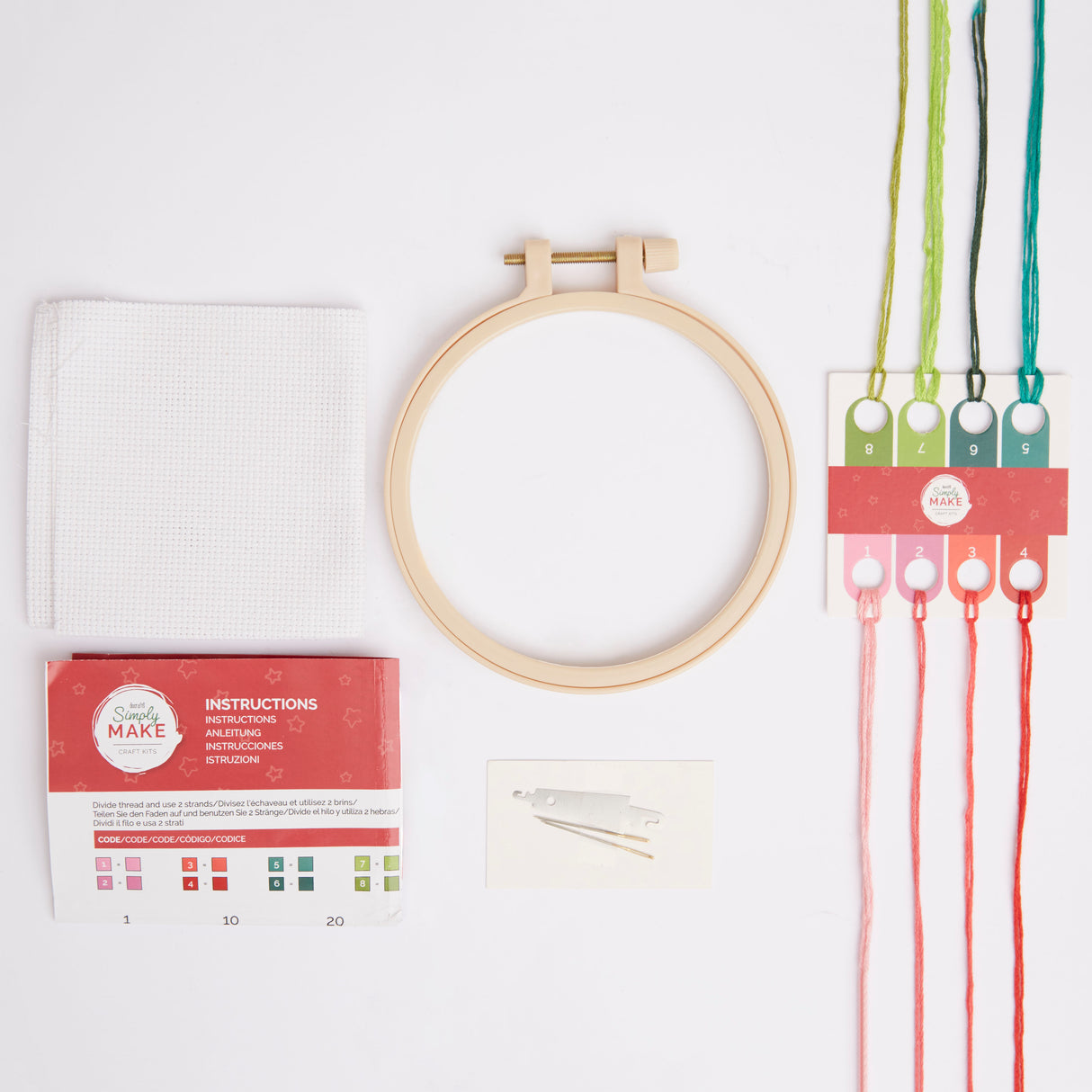 Simply Make 5" Xmas Cross Stitch - Noel Sentiment