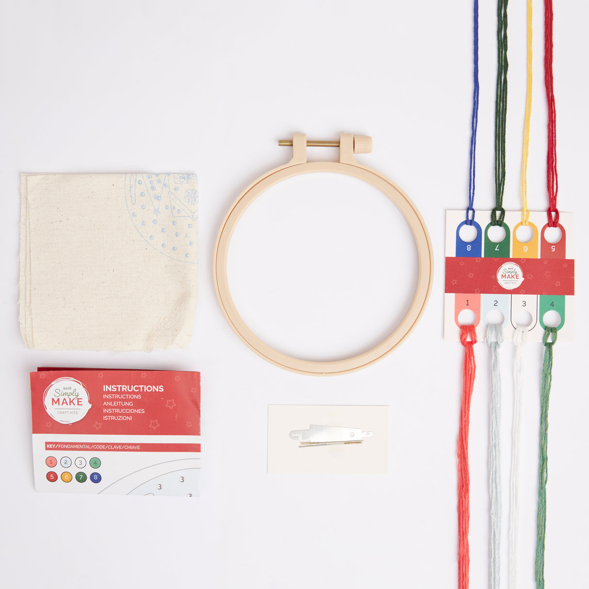 Simply Make Embroidery By Numbers - Snowglobe