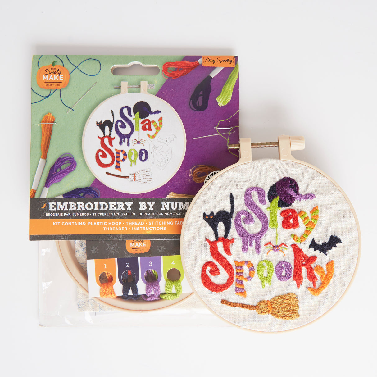 Simply Make Embroidery By Numbers - Stay Spooky