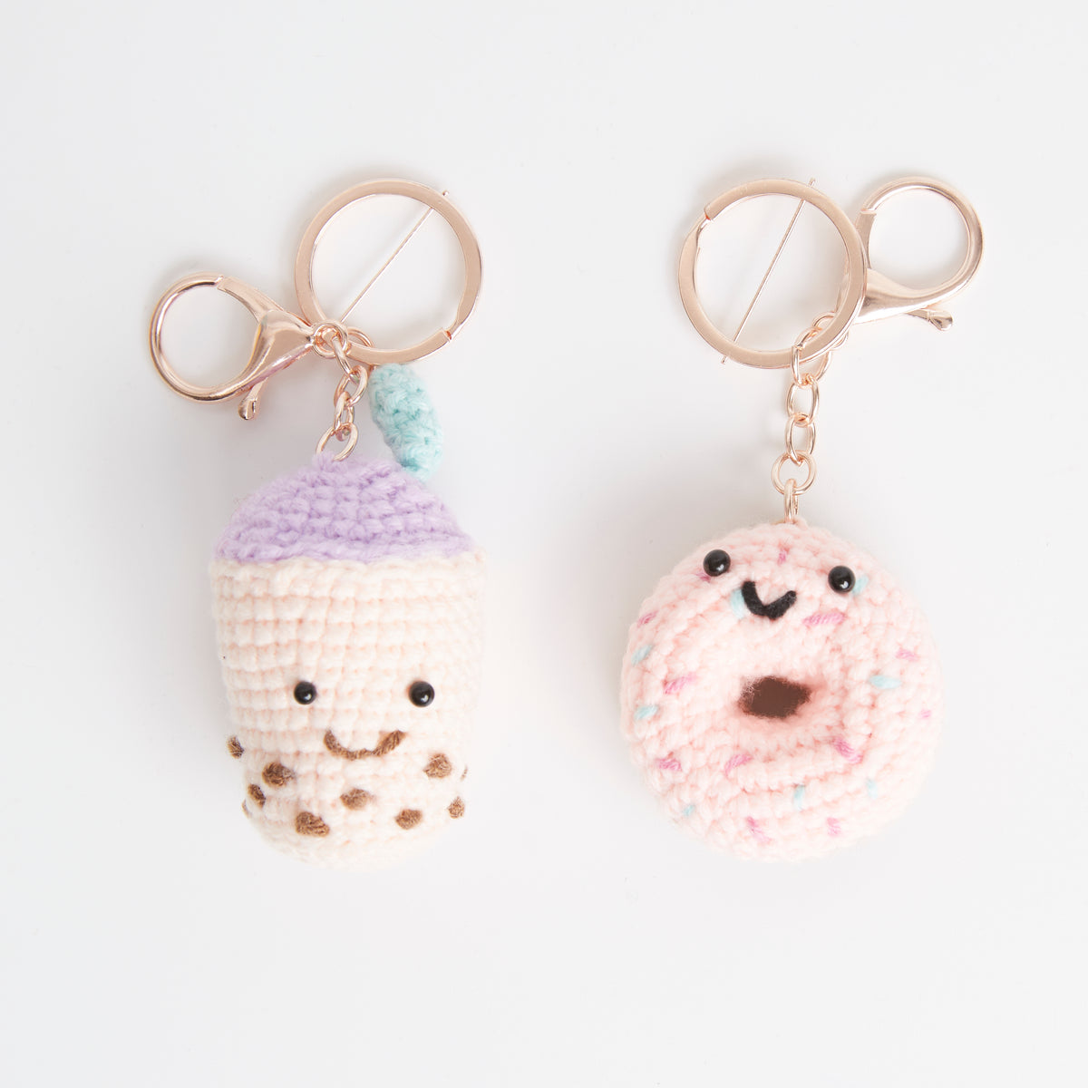 Simply Make Crochet Kit - Time for Treats Keyring Duo