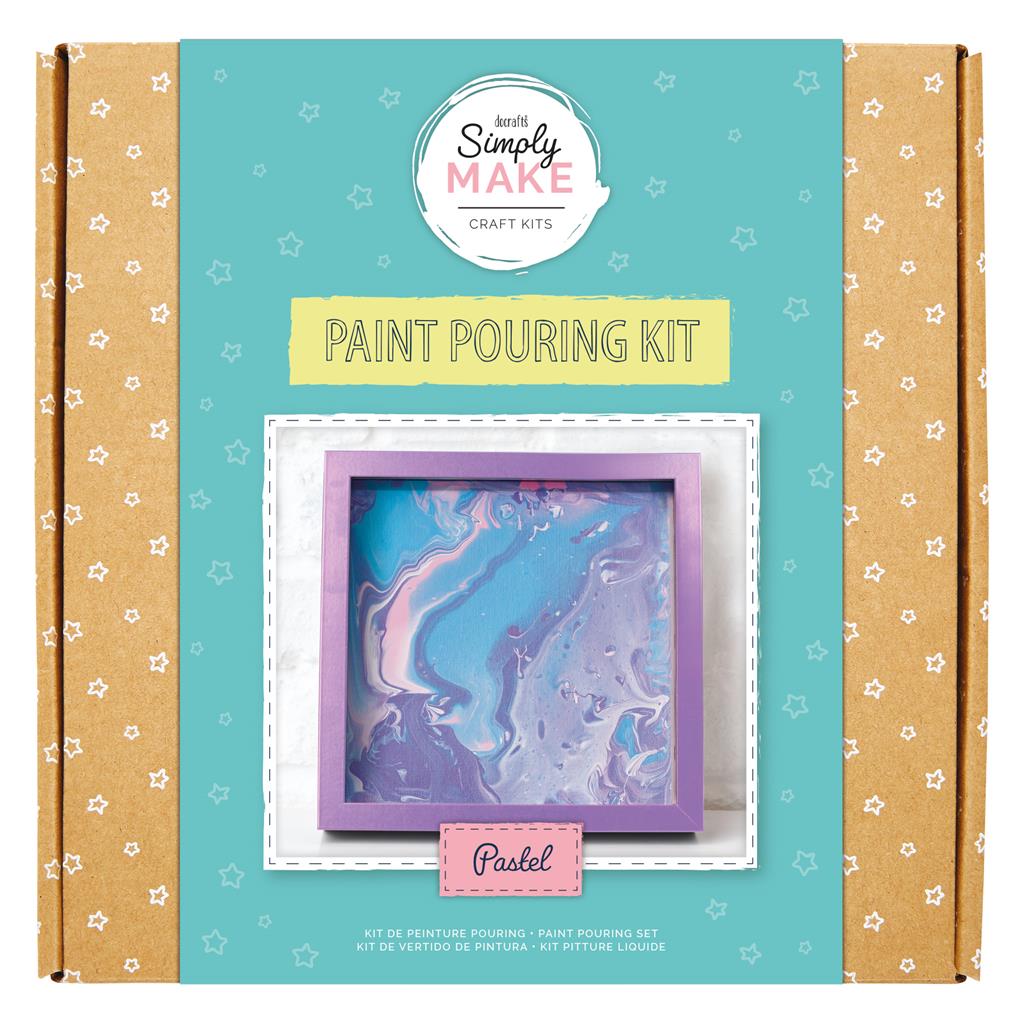 Simply Make Paint Pouring Kit - Pastel