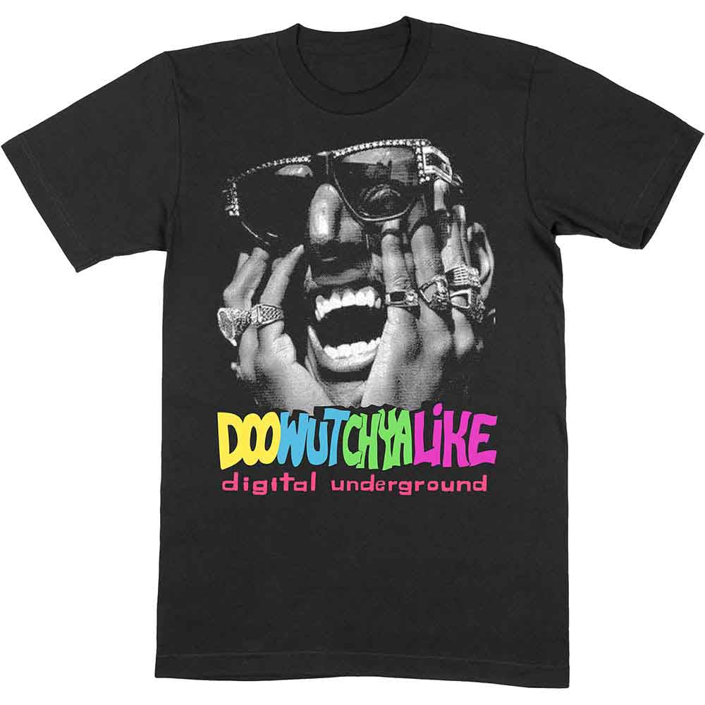Digital Underground Unisex T-Shirt Doowutchyalike Black (XL)