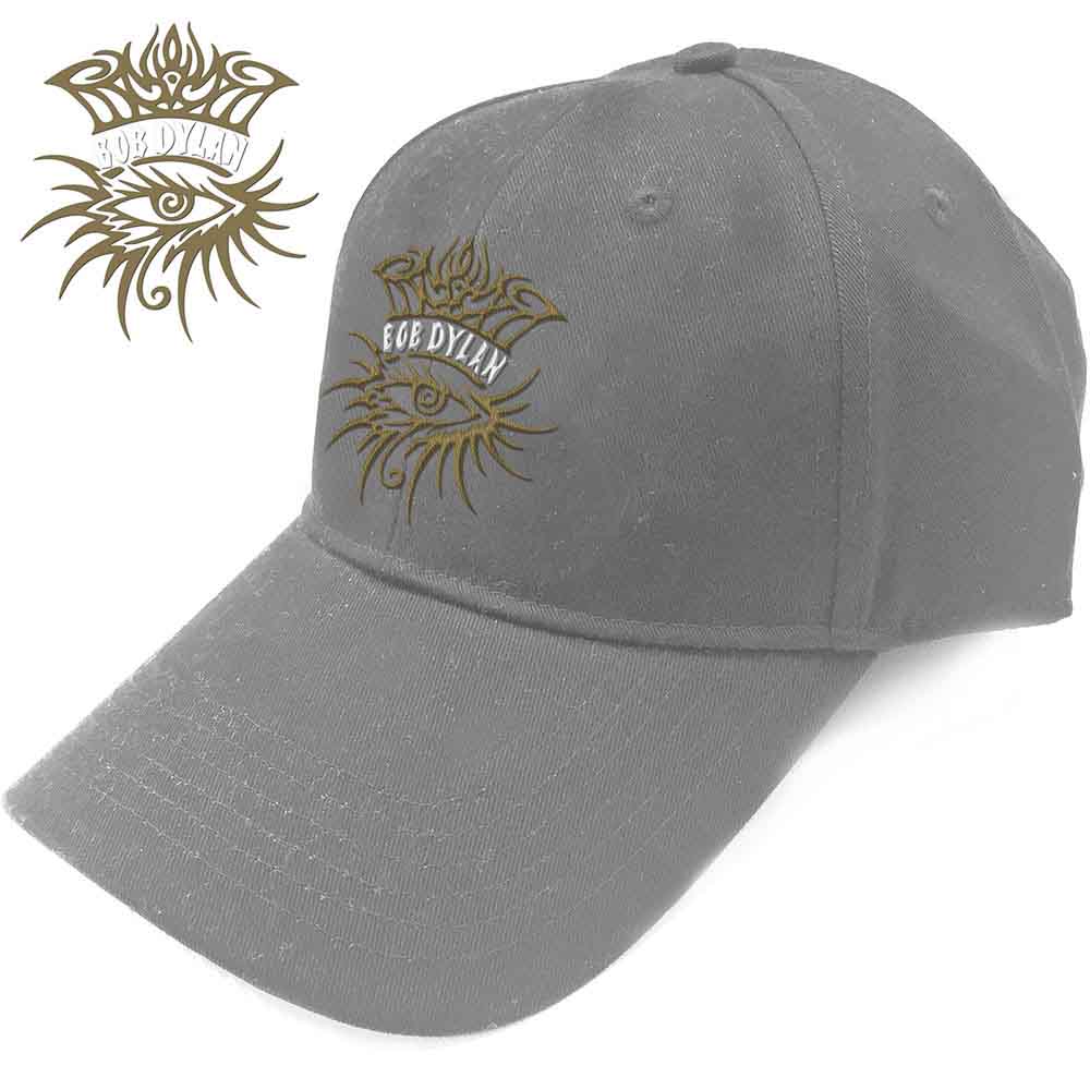 Bob Dylan Unisex Baseball Cap Eye Icon Grey