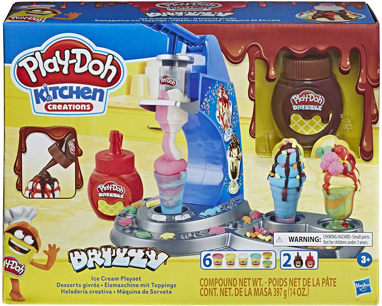Hasbro Play-Doh Kitchen Creations Drizzy Ice Cream Playset