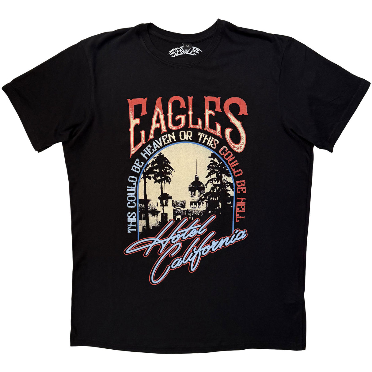 Eagles Unisex Carbon T-Shirt Heaven or Hell Black (XL)